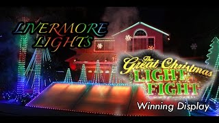 Livermore Lights 2015  Full Show Great Christmas Light Fight winner [upl. by Aisyle435]