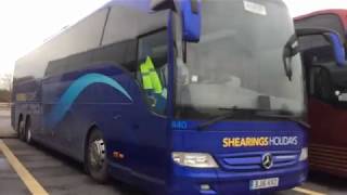 SHEARINGS HOLIDAYS MercedesBenz Tourismo BJ16KXO [upl. by Anesuza]