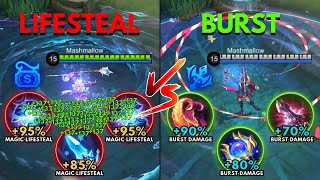 Odette Lifesteal Build vs Odette Burst Build [upl. by Wolfe985]