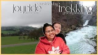 austria vlog • grocery shopping  trekking sa waterfall  joyride  vacation house tour • liebe ann✨ [upl. by Ecissej523]