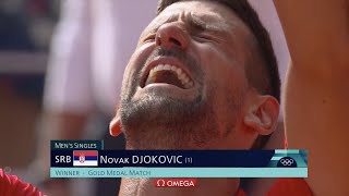 Djokovic vs Alcaraz Final Highlights  Paris Olympics 2024  Novak Djokovic vs Alcaraz Highlights [upl. by Anyah446]