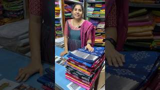 మంగళగిరి కొళంప్రింట్ పట్టు సారీస్ dlhandlooms ytshort foryou [upl. by Darcia]