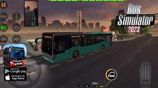 21 Bus Simulator 2023 Ovilex  GamePlay  Driving a Bus in San Francisco at Sunset [upl. by Daile283]