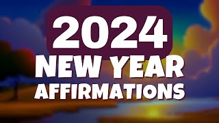 2024 New Year Affirmations  Manifest Your Dreams  30 Minutes [upl. by Melc]