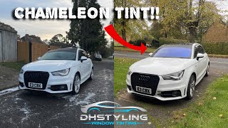 GETTING CHAMELEON TINT ON MY AUDI A1 [upl. by Bunny]