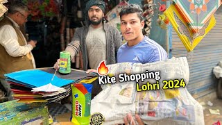 🔥Lohri Kite Shopping 2024  Kite Market  Kite Shop  Mono Kite [upl. by Schaumberger]