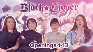 Black Clover  Reaction  Openings 113 [upl. by Margaux]