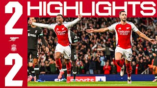 HIGHLIGHTS  Arsenal vs Liverpool 22  Premier League  Saka van Dijk Merino Salah [upl. by Nottnerb496]