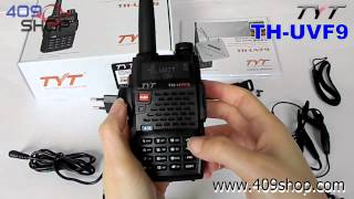 TYT THUVF9 Dual Band Radio 136174400470Mhz [upl. by Lahsiv]