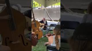 Jamming at big mouth bluegrass festival bluegrass music singing banjo guitar mandolin bass [upl. by Ihskaneem]