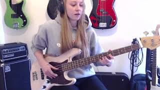 Blackeyed Blonde By RHCP Bass Cover [upl. by Melamie]