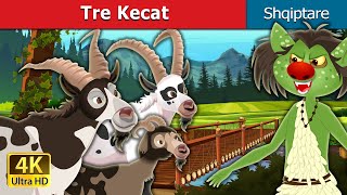 Tre Kecat  Three Billy Goats in Albanian  AlbanianFairyTales [upl. by Relly]