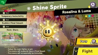 Super Smash Bros Ultimate Shine Sprite Spirit Battle [upl. by Dicks664]