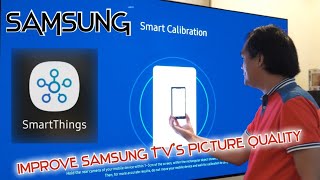 Calibrate Your Samsung TV with Smart Things App  Samsung Smart Calibration [upl. by Evangelin315]