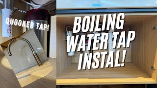 Boiling water tap install Quooker fusion tap [upl. by Nanyt]