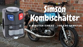 Simson Kombischalter I EXC I 8 Minuten Einbau [upl. by Eenalem714]