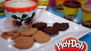 Play DohClay Cookieปั้นดินน้ำมันแป้งโดว์เพลโดว์คุกกี้ [upl. by Kciwdahc761]