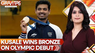 Paris Olympics 2024 Olympic bronze medalist Swapnil Kusale speaks to WION  Gravitas [upl. by Eissehc]