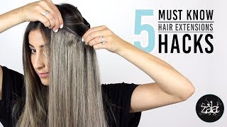 5 Hair Extension Blending Hacks for Natural Looking Results  ZALA Hair [upl. by Nivat]