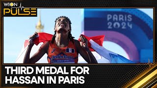 Paris Olympics 2024 Sifan Hassan caps remarkable Olympics with womens marathon gold  WION Sports [upl. by Ainej]