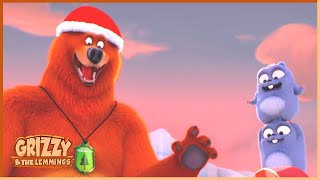 Santa Klaus and Christmas Magic  Grizzy amp the lemmings  25 Compilation  🐻🐹 Cartoon for Kids [upl. by Iggem166]