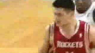 Yao Ming dunks on Kevin Garnett  posterized boston celtics [upl. by Sisak270]