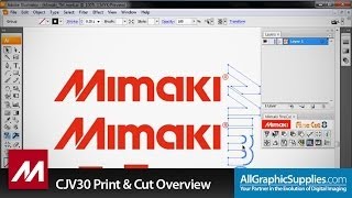 Mimaki CJV30 Series Print amp Cut Software Overview  All Graphic Supplies [upl. by Christabelle]