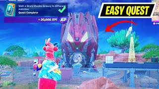 Visit a Stark Mobile Armory in different matches Fortnite [upl. by Elizabeth]