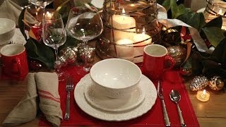 Holiday Tabletops Part 1 Transitional Cozy [upl. by Kraska]