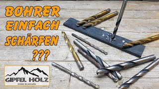 EINFACH UND EXAKT  Bohrer in 30s perfekt schärfen  Drill Doctor Test [upl. by Novehc570]