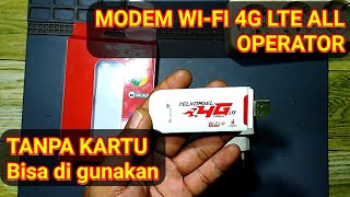 TANPA KARTU MODEM WIFI 4G LTE ALL OPERATOR BISA DIGUNAKAN [upl. by Ecarret]