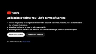 YOUTUBE ADBLOCK CRACKDOWN RANT 😡 [upl. by Anoed]