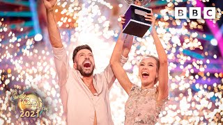 Watch in full WINNERS Rose amp Giovanni lift the Glitterball Trophy 🏆 ✨ The Final ✨ BBC Strictly 2021 [upl. by Inimod627]