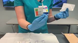 Video 3 CVC Dressing Change Items in New Kits and Order of Use [upl. by Westberg]