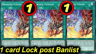 🚨 1 CARD LOCK POST BANLIST BRANDED DESPIA Deck Post BANLIST Sept2024 [upl. by Anividul130]