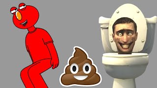 Elmo POOPS in the SKIBIDI TOILET [upl. by Acissaj]