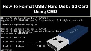 How To Format USBSD CardHard Disk Using CMD  Best Method Ever [upl. by Harriette]