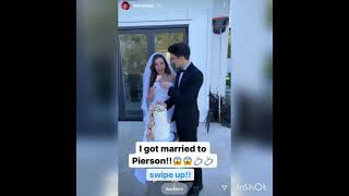 BRENT AND PIERSON GOT MARRIED FOR 24 HOURSBrent Rivera Instagram Story [upl. by Arikat624]