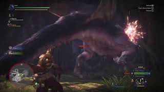 Monster Hunter World Beta  Wyvernblast is effective [upl. by Eltsirk470]