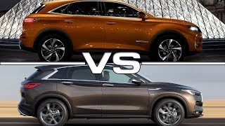 2018 DS7 Crossback vs 2019 Infiniti QX50 [upl. by Nylle896]