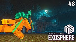 Exploring the DEEP DARK DIMENSION in BM Exosphere  Ep 8  minecraft modded [upl. by Macgregor]