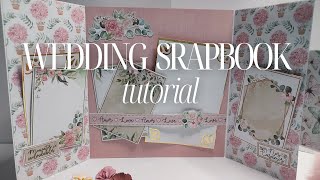 IDEAS Scrapbook BODA  Tutorial  Wedding diy [upl. by Nnael]