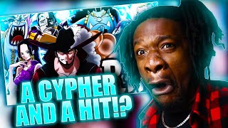 7 WARLORDS RAP CYPHER  RUSTAGE ft Shofu Shwabadi DizzyEight amp MORE ONE PIECE REACTION [upl. by Lakym]