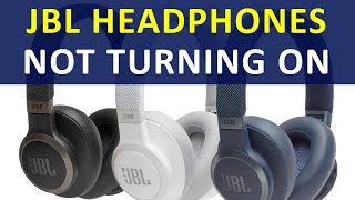 JBL Headphones not Turning ON  Solved [upl. by Vaas]