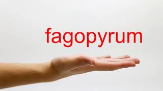 How to Pronounce fagopyrum  American English [upl. by Anillehs]