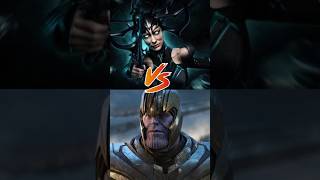 Death Battle  Hela vs Thanos Base Lvl marvel [upl. by Nawotna]