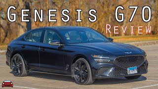 2023 Genesis G70 Sport Prestige Review  Stretching Your Dollar [upl. by Tezile]