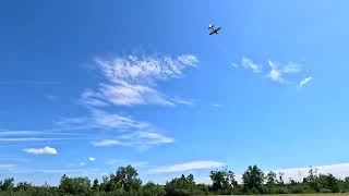 Flying E Flite Eratix ona windy day [upl. by Neerual]