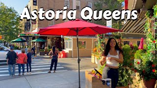 Astoria Queens Walking Tour  New York Street Virtual Walk 4k 60fps [upl. by Dougald807]