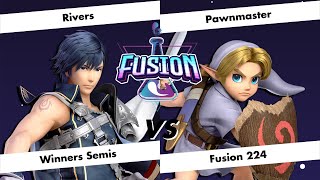 Fusion  224  Rivers Diddy KongChrom vs Pawnmaster Young Link  Winners SemiFinals [upl. by Ingmar321]